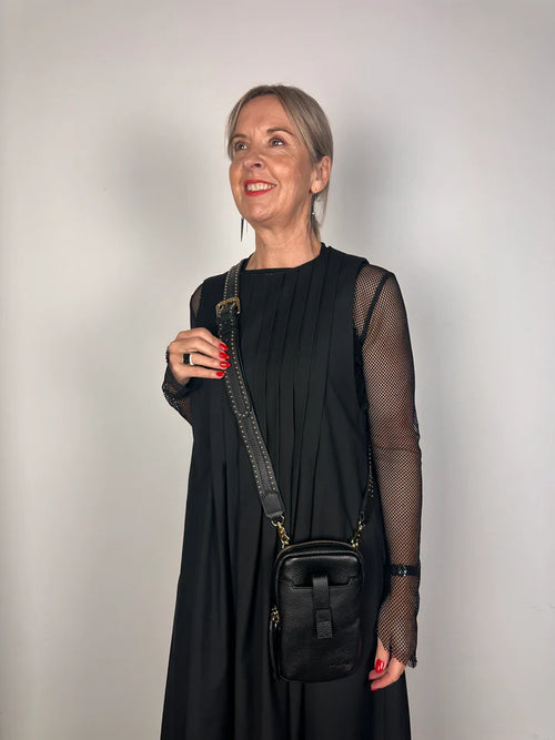 MINX - DIAL UP JET SETTER BAG - Black/Gold