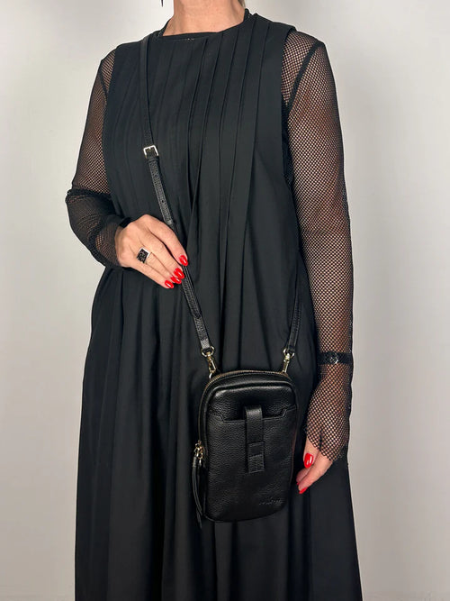 MINX - DIAL UP JET SETTER BAG - Black/Silver