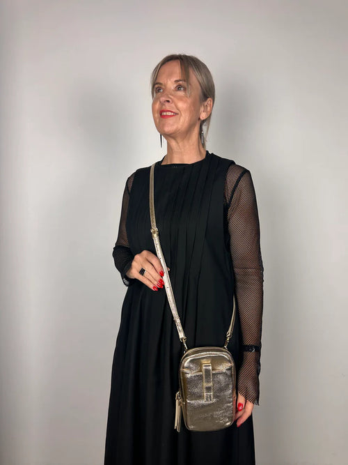 MINX - DIAL UP JET SETTER BAG - Gold