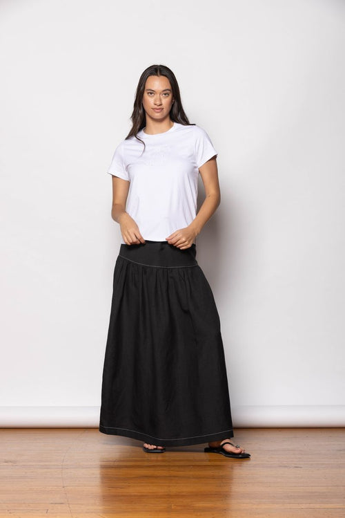 Dressed - Bow T-Shirt in White