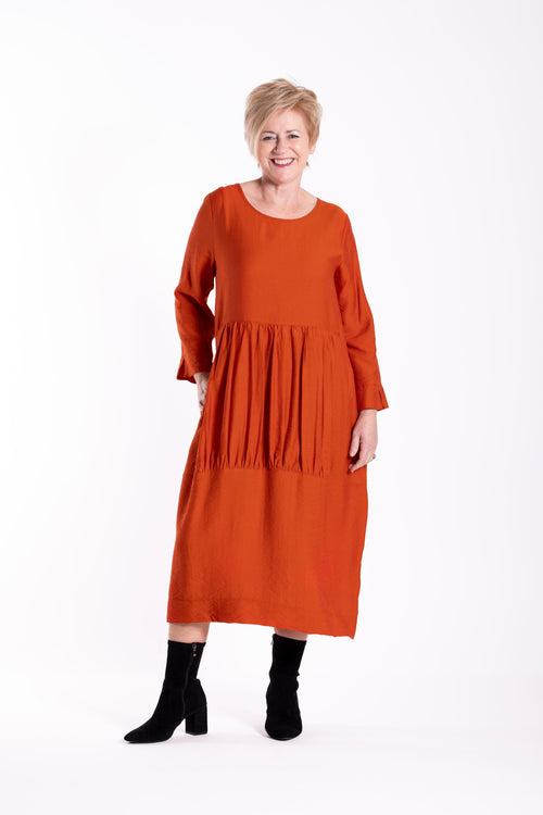 Jellicoe - JORDAN Dress - Spiced Flame