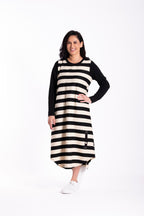 Jellicoe - SIMONE Dress - Zebra Crossing Black