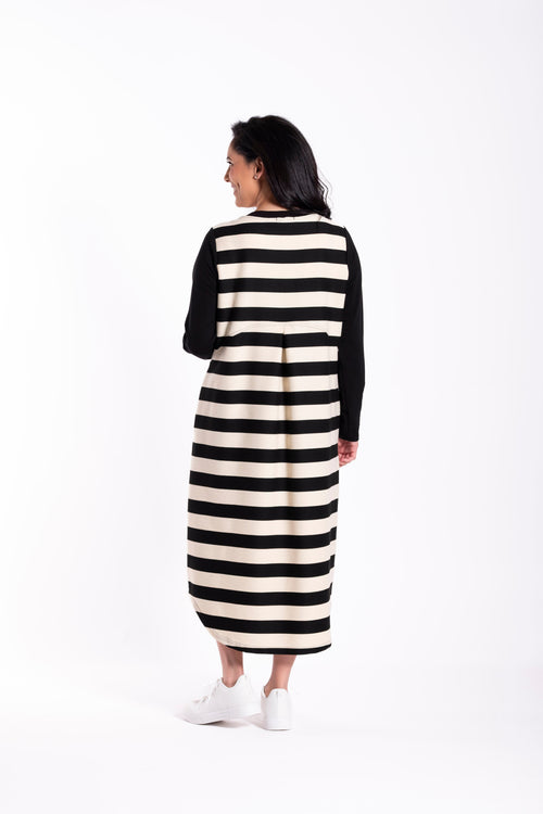 Jellicoe - SIMONE Dress - Zebra Crossing Black