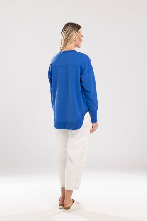 Mi Moso - Ena Sweatshirt in Blue