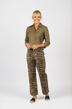 Vassalli - Wide Leg Ankle Raiser Jean 5039