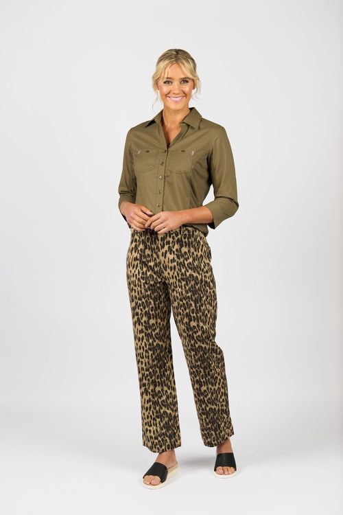 Vassalli - Wide Leg Ankle Raiser Jean 5039