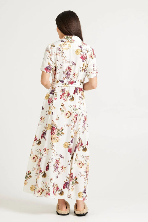 Tuesday - GODET SHIRT Dress - Vintage Floral