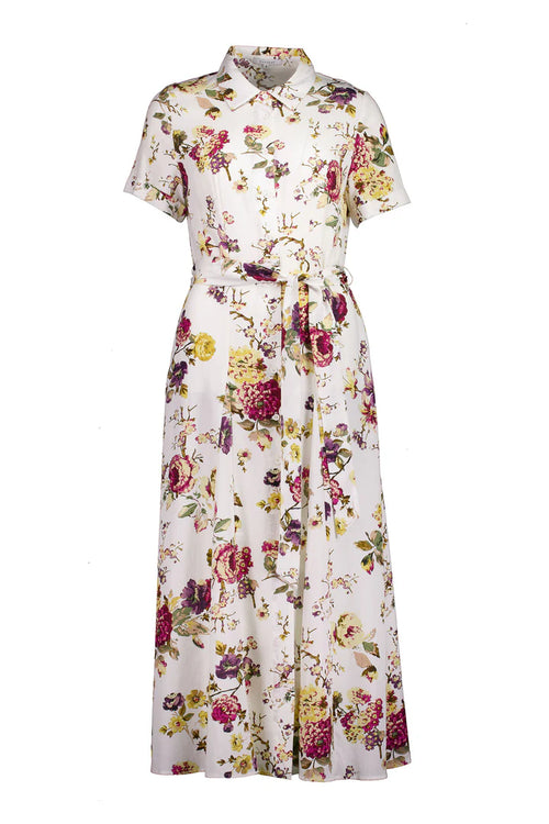 Tuesday - GODET SHIRT Dress - Vintage Floral