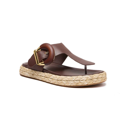 MINX - GRAZIA Jandal - Chocolate Brown