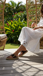 MINX - GRAZIA Jandal - Chocolate Brown