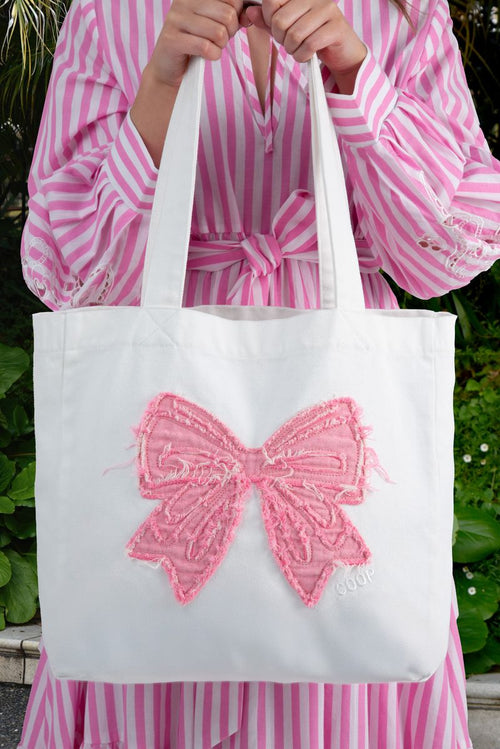 Coop - The Bold & Bowtiful Bag in White
