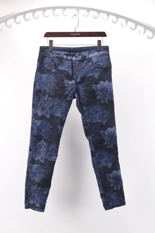 Onado - Reversible Jeans - Blue /Floral   H-101B