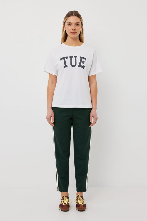 Tuesday - BAND TEE Tue/White