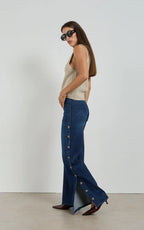 DRICOPER - HOLLIE Wide Leg Jeans - Blue Indigo