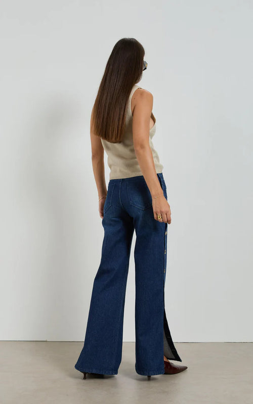 DRICOPER - HOLLIE Wide Leg Jeans - Blue Indigo