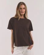 Foxwood - Base T-Shirt in Coffee