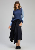 Zaket & Plover - POCKET DETAIL Jumper - Denim Blue