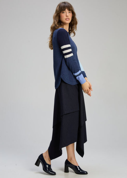 Zaket & Plover - POCKET DETAIL Jumper - Denim Blue