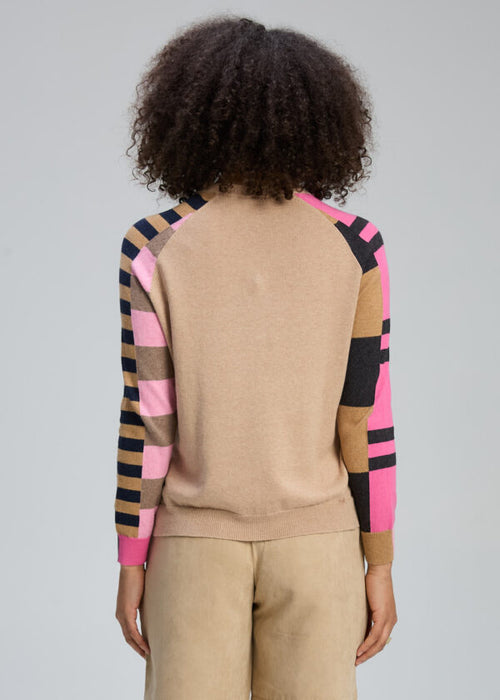 Zaket & Plover - COLOUR BLOCK Jumper - Oat