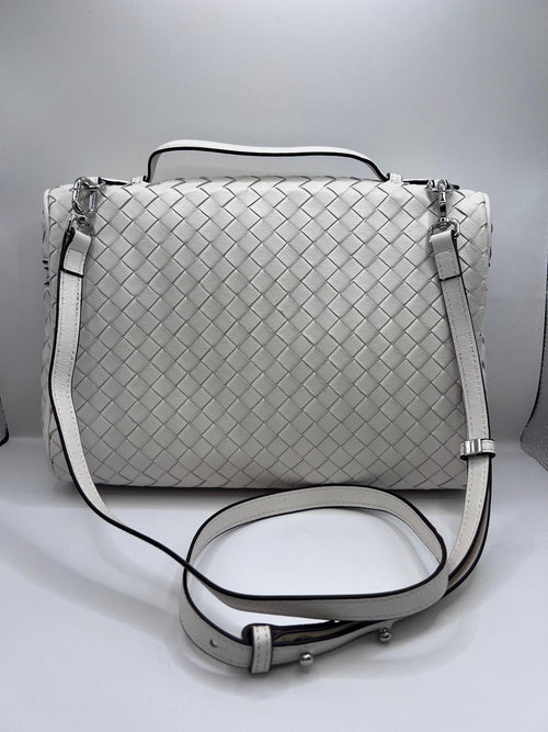 MINX - Woven Crossbody Bag - Ivory