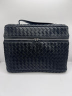 MINX _ Woven Crossbody Bag - Black