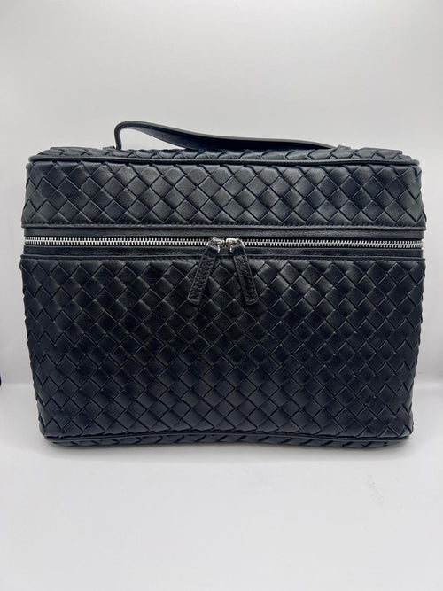 MINX _ Woven Crossbody Bag - Black