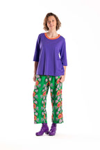JELLICOE - Wide Leg Pant Tropical Green 25-121