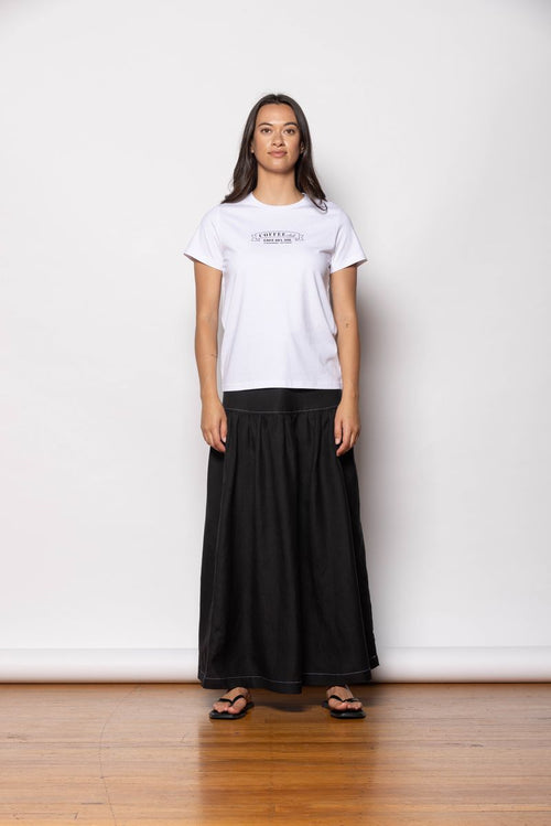 Dressed - Coffee Club T-Shirt in White