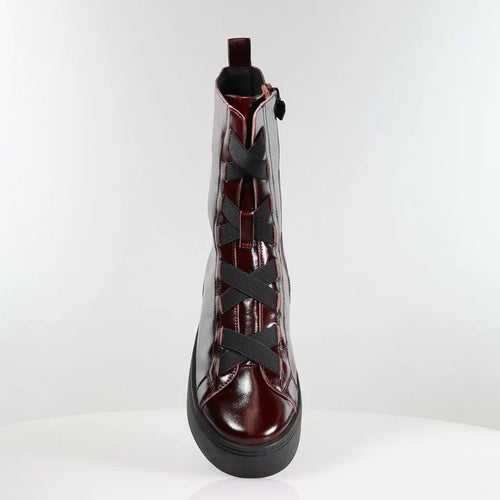 MINX - KATERINA Sneakerboot - Choc Cherry