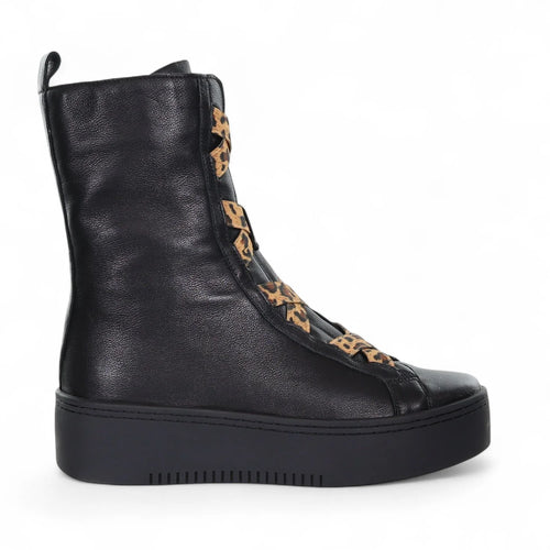 MINX - KATERINA Sneakerboot - Black Leopard