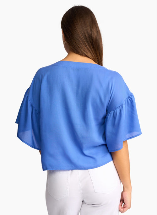 KNEWE - BROOKE Top - French Blue