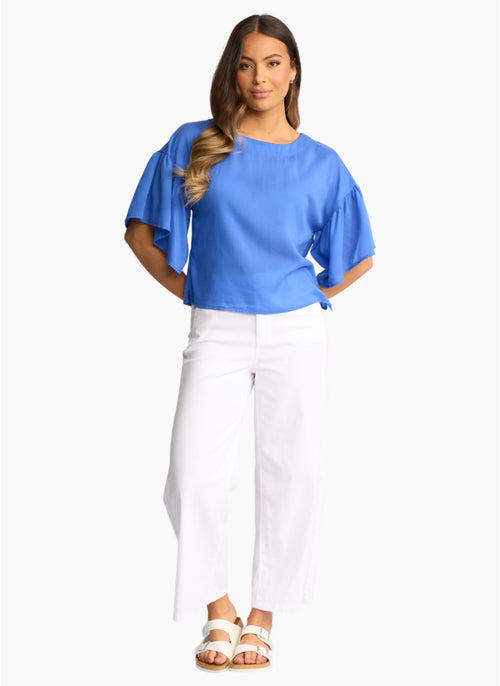 KNEWE - BROOKE Top - French Blue