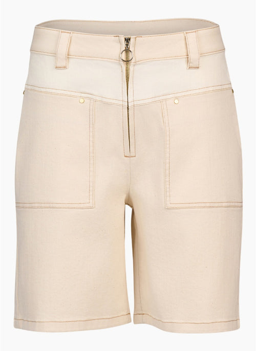 KNEWE - SPIN Short K8016 - Natural Denim