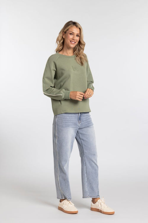 Moss - Mila Sweatshirt in Khaki