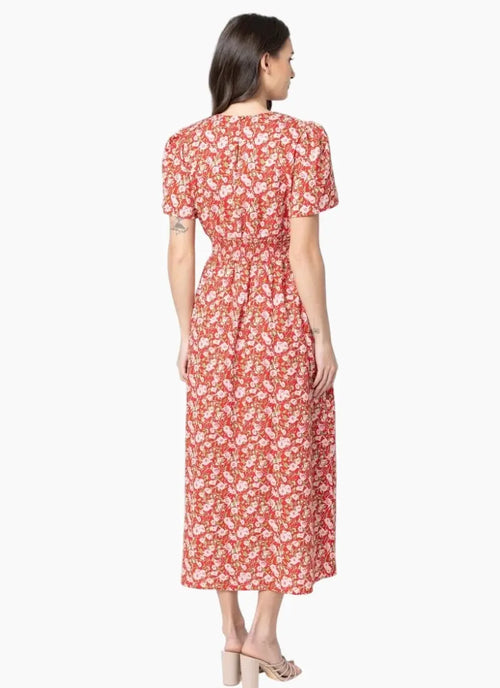 Leila + Luca Social Dress Scarlett Bouquet