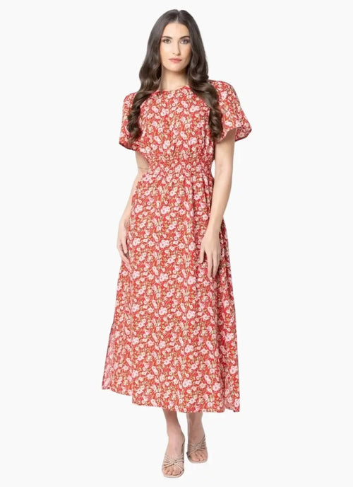 Leila + Luca Social Dress Scarlett Bouquet