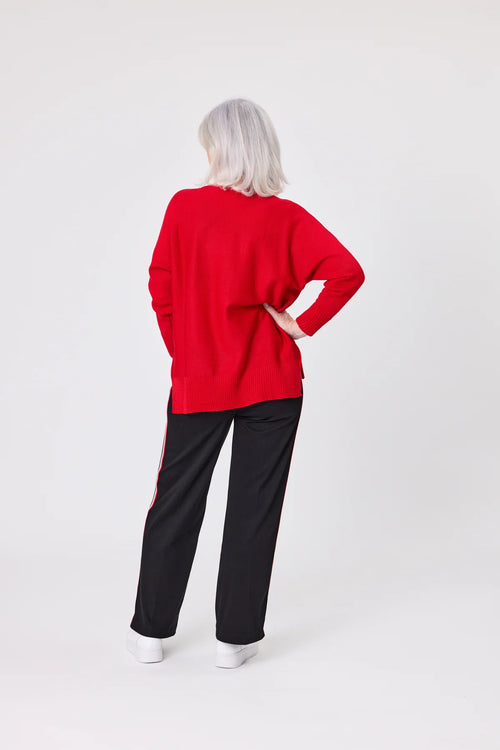 Lemon Tree - FIONA Knit Top - Red