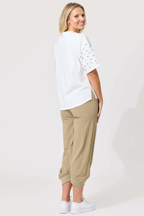 Lemon Tree - STARDOM Tee - White/Gold Star