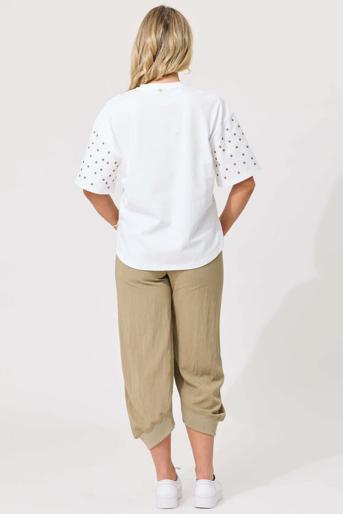 Lemon Tree - STARDOM Tee - White/Gold Star