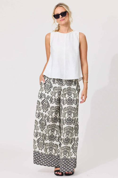 Lemon Tree - PIPER Top - White
