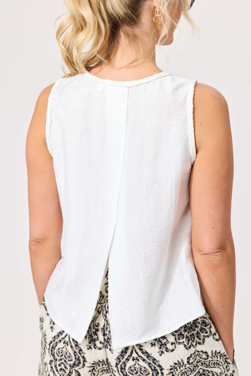 Lemon Tree - PIPER Top - White