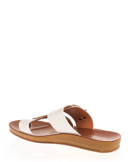 Los Cabos - Bria Sandal in Off White