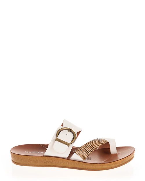 Los Cabos - Bria Sandal in Off White