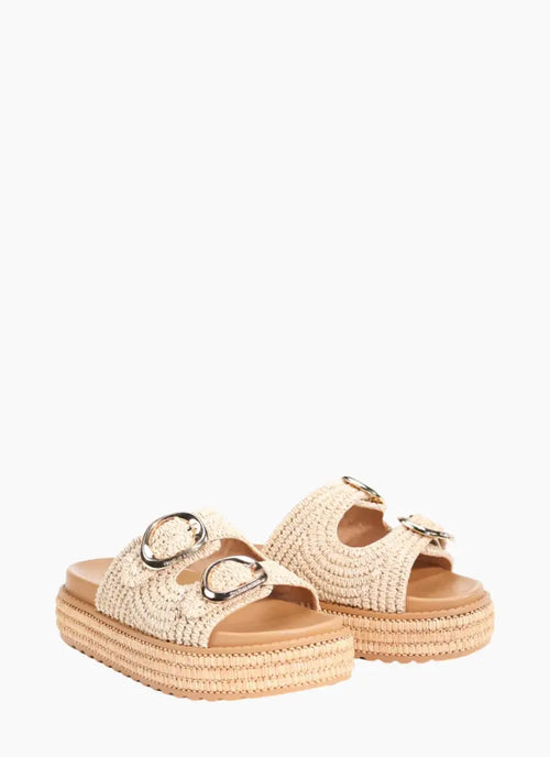 Los Cabos - FERRITO Sandal - Natural Raffia