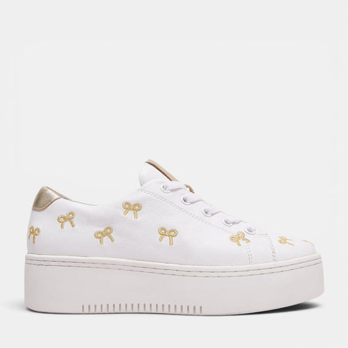MINX - LOVE KNOTS Sneaker - White/Gold