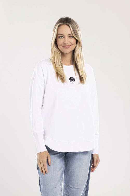 MI MOSO - ENA Sweatshirt - White