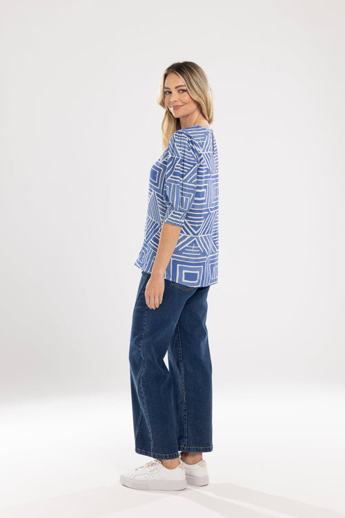 Mi Moso - FINLEY Blouse - Blue