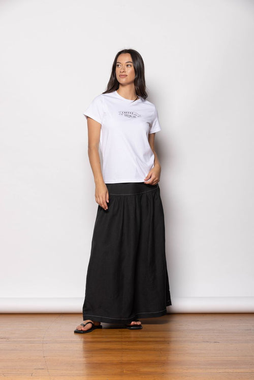 Dressed - Coffee Club T-Shirt in White