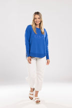 Mi Moso - Ena Sweatshirt in Blue