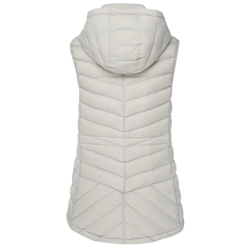 MOKE - MARY CLAIRE Puffer Vest Jacket - Silver